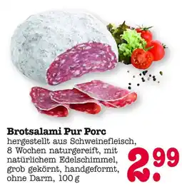 E-Center Brotsalami pur porc Angebot