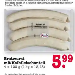 E-Center Schleck bratwurst mit kalbfleischanteil Angebot