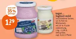 tegut Tegut... joghurt mild heidelbeere Angebot