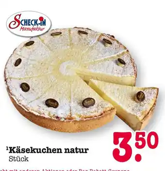 E-Center Scheck-in manufaktur käsekuchen natur Angebot