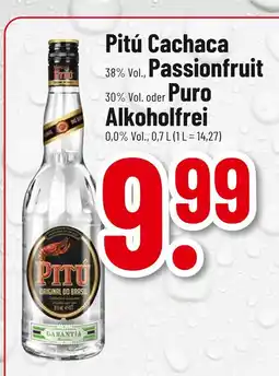 trinkgut Pitú cachaca passionfruit Angebot
