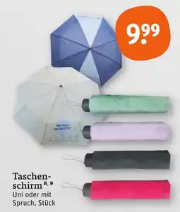 tegut Taschenschirm Angebot