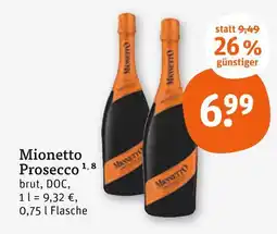 tegut Mionetto prosecco Angebot