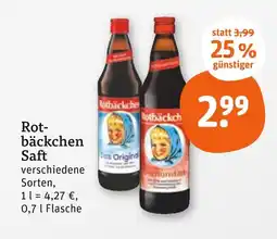 tegut Rotbäckchen das original Angebot