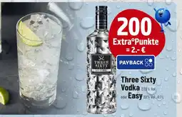 trinkgut Three sixty vodka oder easy Angebot