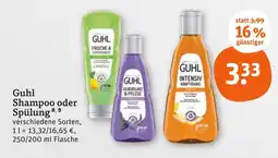 tegut Guhl frische & leichtigkeit shampoo Angebot