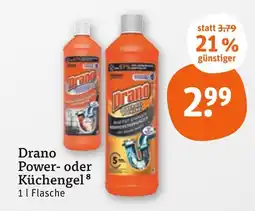 tegut Drano power- oder küchengel Angebot