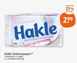 tegut Hakle toilettenpapier Angebot