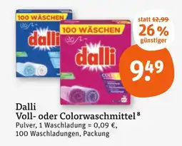 tegut Dalli vollwaschmittel Angebot