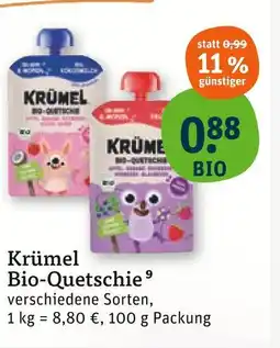 tegut Krümel bio-quetschie Angebot