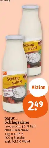 tegut Tegut... schlagsahne Angebot