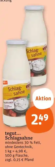 tegut Tegut... schlagsahne Angebot