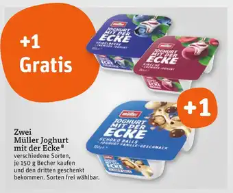 tegut Müller joghurt mit der ecke heidelbeere Angebot