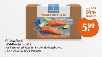 tegut Followfood wildlachs filets Angebot