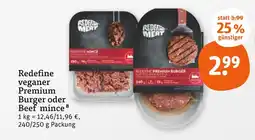tegut Redefine meat redefine veganer premium burger Angebot