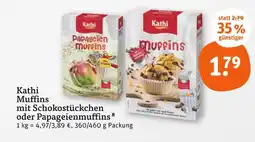 tegut Kathi muffins mit schokostückchen Angebot