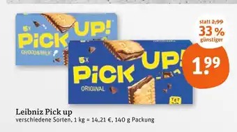 tegut Leibniz pick up choco & milk Angebot