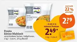 tegut Frosta kleine mahlzeit Angebot