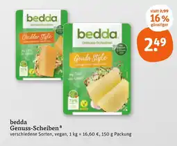 tegut Bedda genuss-scheiben cheddar style Angebot