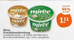 tegut Miree frischkäsezubereitung kräuter Angebot