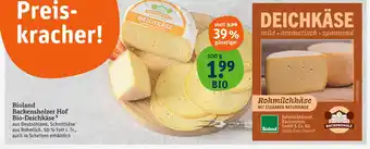 tegut Bioland backensholzer hof bio-deichkäse Angebot