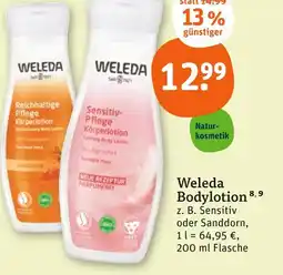tegut Weleda sensitiv-pflege körperlotion Angebot