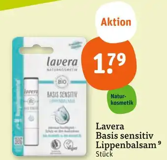 tegut Lavera basis sensitiv lippenbalsam Angebot