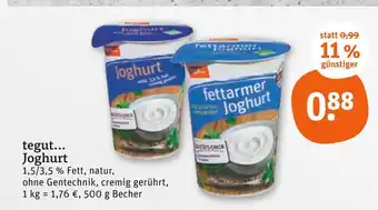 tegut Tegut... joghurt mild Angebot