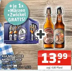Getränke Oase Kulmbacher mönchshof versch. sorten Angebot