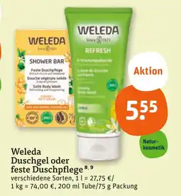 tegut Weleda duschgel Angebot