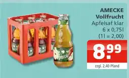 Getränke Oase Amecke vollfrucht apfelsaft klar Angebot