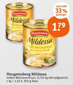 tegut Hengstenberg mildessa Angebot