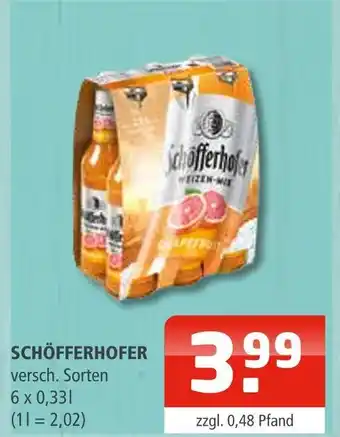 Getränke Oase Schöfferhofer weizen-mix Angebot