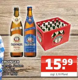 Getränke Oase Erdinger versch. sorten Angebot