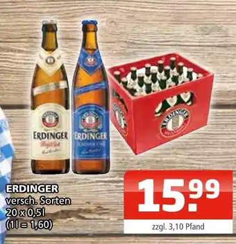 Getränke Oase Erdinger versch. sorten Angebot