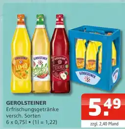 Getränke Oase Gerolsteiner erfrischungsgetränke Angebot