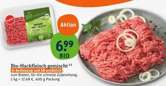 tegut Bio-hackfleisch gemischt Angebot