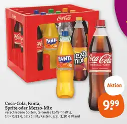 tegut Coca-cola coca-cola, fanta, sprite, mezzo-mix Angebot