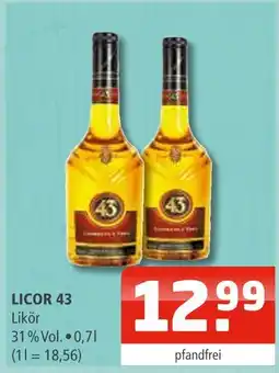Getränke Oase Licor 43 likör Angebot