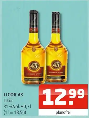 Getränke Oase Licor 43 likör Angebot