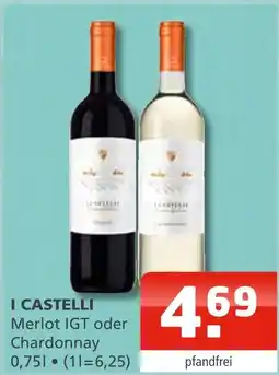 Getränke Oase I castelli merlot igt Angebot