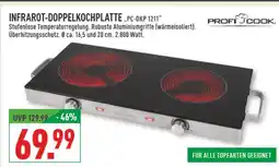 Marktkauf Profi cook infrarot-doppelkochplatte pc-dkp 1211 Angebot