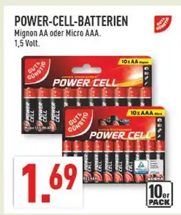 Marktkauf Gut & günstig power-cell-batterien mignon aa Angebot