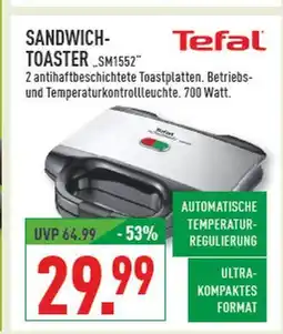 Marktkauf Tefal sandwich-toaster sm1552 Angebot