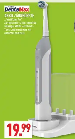 Marktkauf Dentamax akku-zahnbürste total clean pro Angebot