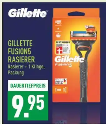 Marktkauf Gillette fusion5 rasierer Angebot