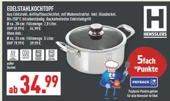 Marktkauf Hensslers edelstahlkochtopf ø ca. 20 cm Angebot