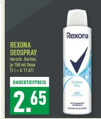 Marktkauf Rexona deospray Angebot