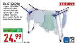 Marktkauf Leifheit standtrockner pegasus 120 solid bath Angebot