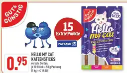 Marktkauf Gut & günstig hello my cat katzensticks Angebot